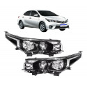 Farol Toyota Corolla 2015 2016 2017 Dianteiro Novo Par