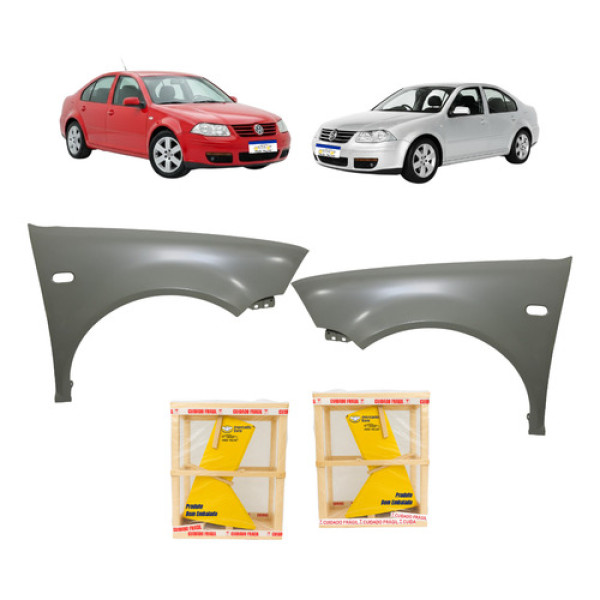 Par Paralama Vw Bora 2007 2008 2009 2010 2011 C/f Pisca