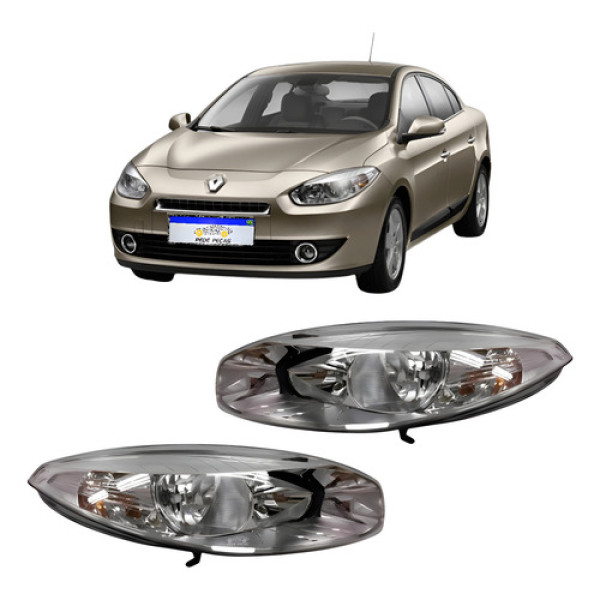 Farol Renault Fluence 2011 2012 2013 2014 2015 Elétrico