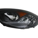 Farol Esquerdo Ford Fiesta Rocam 2010 A 2014 Mascara Negra Esquerdo/motorista