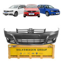 Parachoque Vw Golf 2008 2009 2010 11 12 2013 C/furo Original Preto