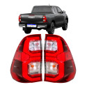 Lanterna Toyota Hilux 2021 2022 2023 Traseira Nova Par Direito Vermelho