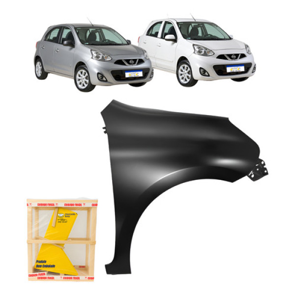 Paralama Nissan March 2015 2016 2017 2018 2019 2020 Direito