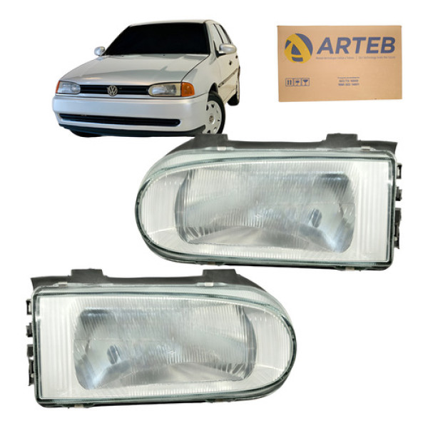 Farol Volkswagen Gol G2 1995 1996 1997 1998 1999 Arteb Novo