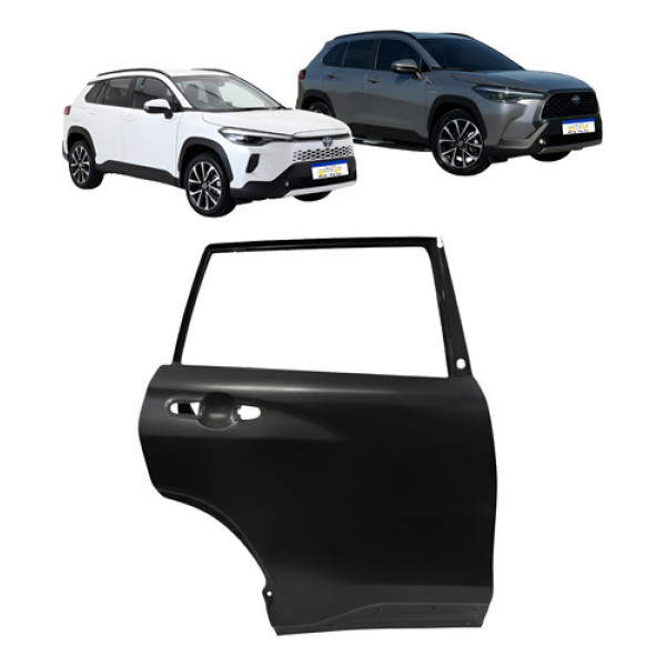 Porta Traseira Direita Toyota Corolla Cross 2021 A 2026 Nova Traseira Direito Preto