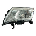 Farol Nissan Frontier 2018 2019 2020 2021 Esquerdo Cromado Esquerdo/motorista