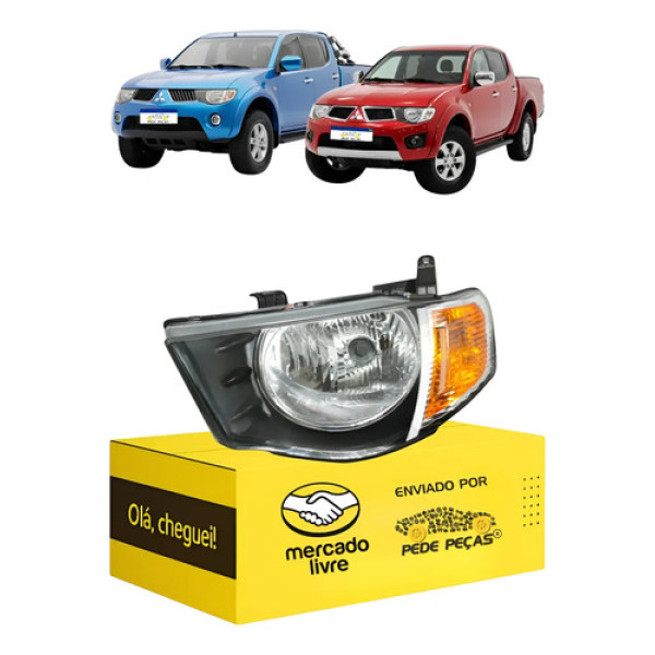 Farol Sinaleira L200 Triton 2008 09 10 A 2017 Pisca Ambar Le Esquerdo/motorista