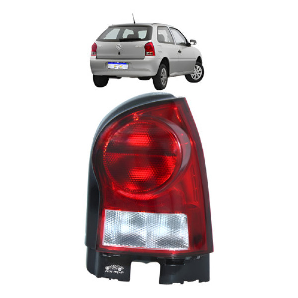 Lanterna Volkswagen Gol G4 2006 2007 2008 A 2011 Bicolor Ld Direito/passageiro Bicolor