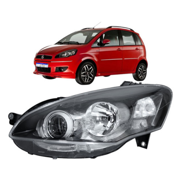 Farol Fiat Idea 2010 A 2016 Sporting Adventure Attractive Le Esquerdo/motorista