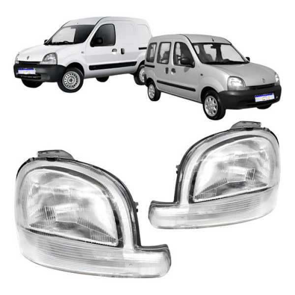Par Farol Renault Kangoo 1998 A 2007 Sportway Expression Rl Ambos Lados
