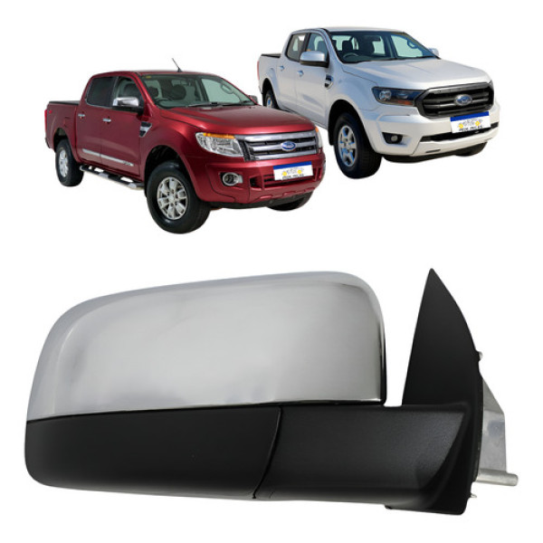 Retrovisor Elétrico Ld Ranger 2013 A 2022 Cromado S/pisca Direito Retrovisor Elétrico Ld Ranger 2013 A 2022 Cromado S/pisca Direito
