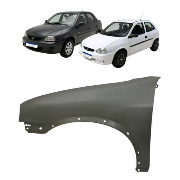 Paralama Esquerdo Corsa 1994 A 2002 Pickup 1998 A 2003 Novo Esquerdo