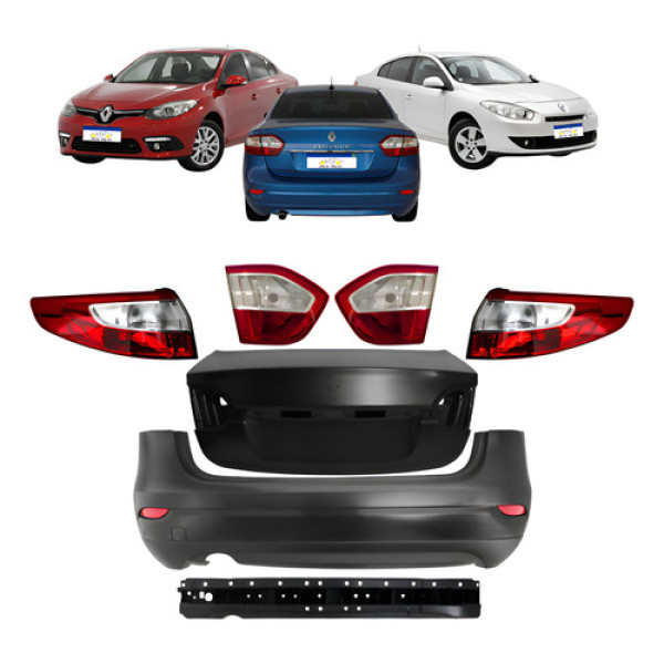 Traseira Completa Fluence 2010 2011 2012 2013 2014 2015 A 18 Traseira Completa Fluence 2010 2011 2012 2013 2014 2015 A 18