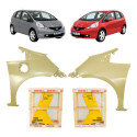 Par Paralama Honda Fit 2009 2010 2011 A 2012 Dx Exl Novo