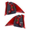 Par Lanterna Peugeot 307 Sedan 2007 2008 2009 2010 2011 2012 Ambos Lados Vermelho