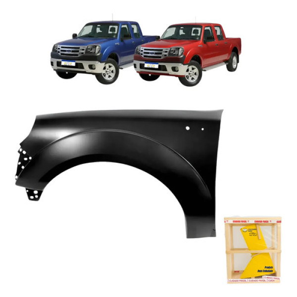 Paralama Ford Ranger Xl 2010 2011 2012 Novo Le
