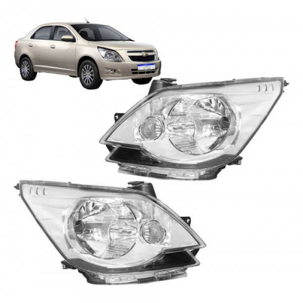 Farol Chevrolet Cobalt 2011 2012 2013 2014 2015 Novo