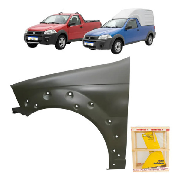 Paralama Fiat Strada Working 2014 2017 2019 A 2020 Le