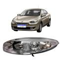 Farol Fluence 2011 A 2015 Elétrico C/motor S/projetor Le Esquerdo/motorista