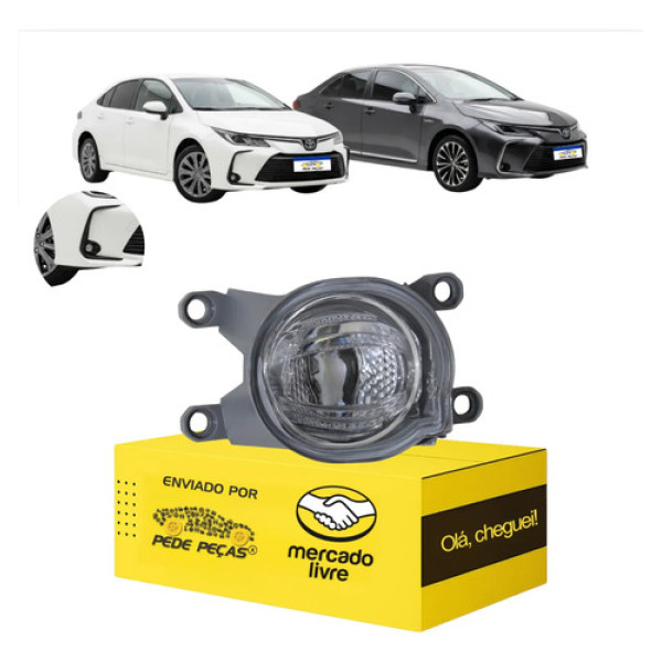 Farol Milha Cibié Toyota Corolla 2020 21 22 23 A 2026 Led Ld Cristal
