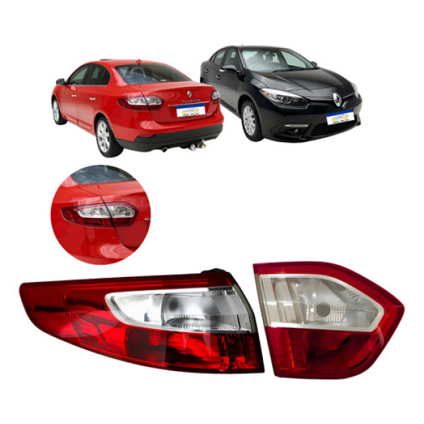 Kit Sinaleira Esquerda Renault Fluence 2011 A 2016 S/led