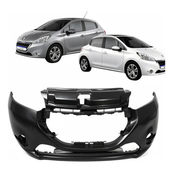 Parachoque Peugeot 208 2013 2014 2015 2016 Novo Preto