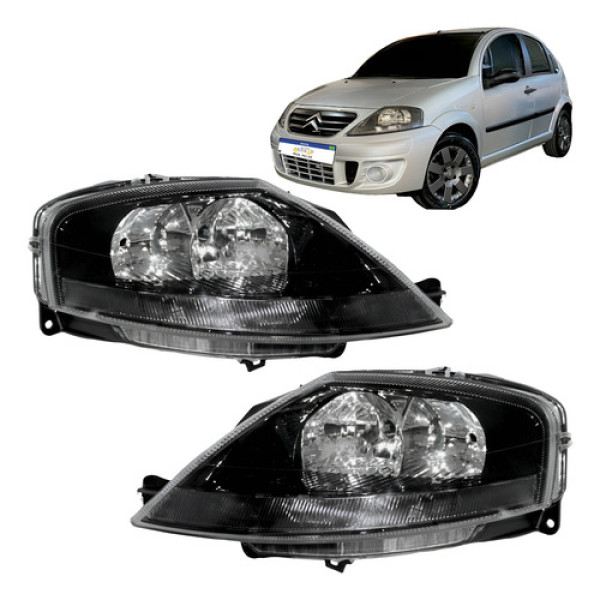 Par Farol C3 2003 2004 2005 2006 2007 2008 A 2012 Elétrico Direito