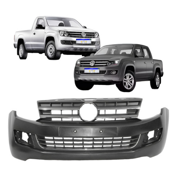 Parachoque Dianteiro Amarok 2011 2012 2013 2014 2015 2016  Preto