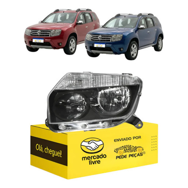 Sinaleira Farol Duster 2012 2013 2014 2015 Masc. Negra L.e Esquerdo/motorista