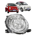 Farol Superior Fiat 500 2008 2009 2010 A 2015 Cromado Ld Direito/passageiro