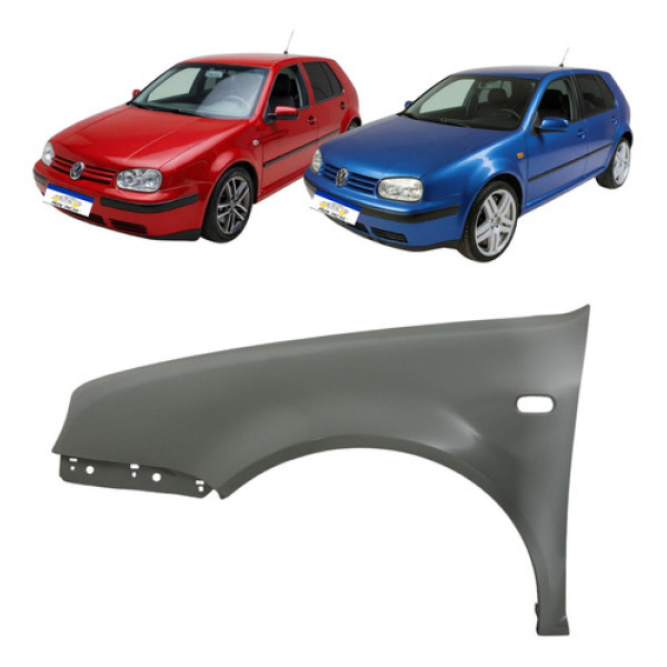 Paralama Vw Golf Sapão 1999 A 2007 Com Furo Pisca Le  Esquerdo