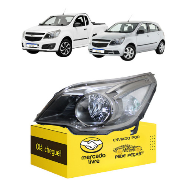 Farol Montana Agile 2010 11 12 13 14 15 16 17 18 A 2021 L.e Esquerdo/motorista