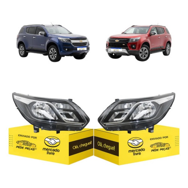 Farol Trailblazer 2017 2018 2019 2020 A 2024 C/led Par Ambos Lados