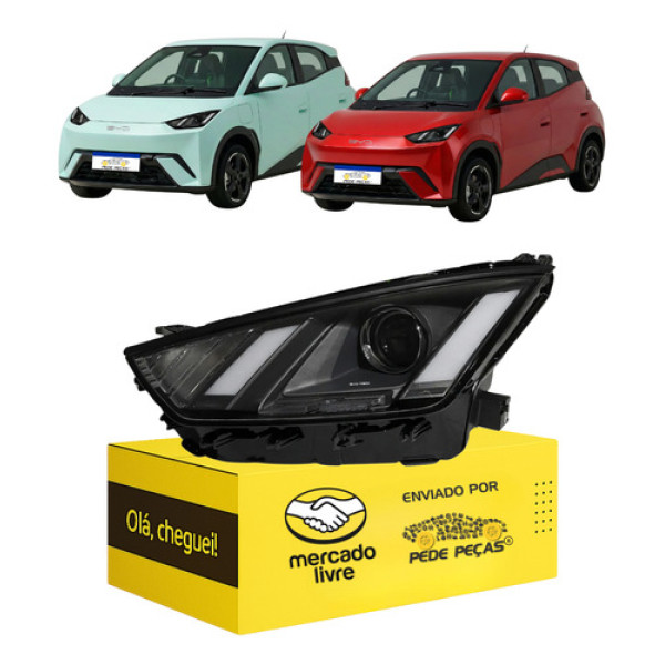 Farol Sinaleira Esquerda Byd Dolphin Mini 2024 A 2026 Novo Esquerdo/motorista