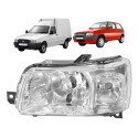 Farol Fiat Uno Fiorino Mille Economy 2004 2005 A 2013 Le - Esquerdo/motorista