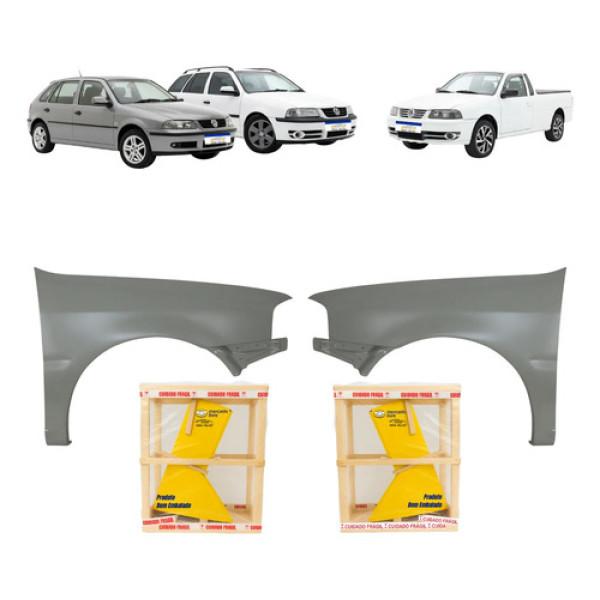 Paralama Vw Saveiro Gol Parati G3 2000 01 02 03 04 2005 Par