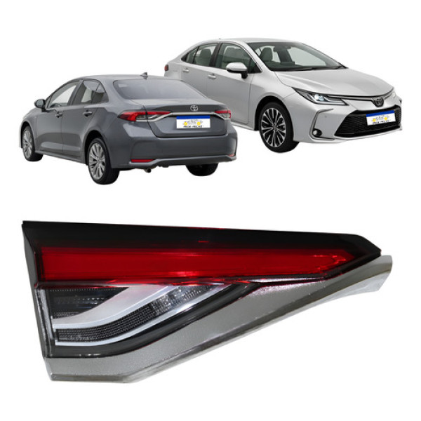Lanterna Corolla 2020 2021 2022 2023 2024 2025 Tampa L.e Esquerdo/motorista Vermelho