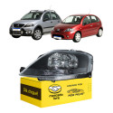 Farol C3 2003 04 2005 2006 2007 2008 2009 2010 2011 2012 L.e Esquerdo/motorista