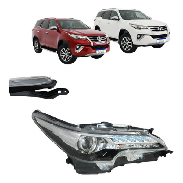 Farol Toyota Sw4 Srx 2016 2017 18 19 2020 Avariado L.d Direito/passageiro