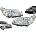 Farol Citroen C4 Pallas Hatch Vtr 2007 2008 A 2013 Cromado