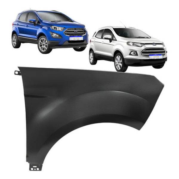 Paralama Ecosport 2013 2014 2015 2016 2017 2018 A 2021 L.d Direito Preto