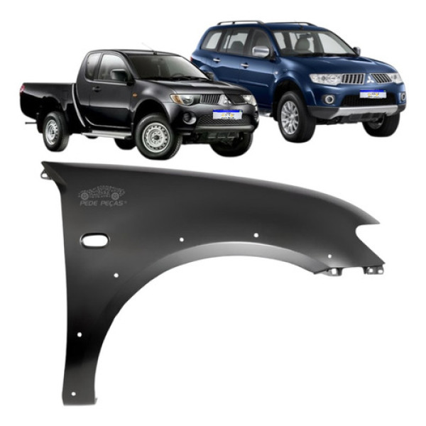 Paralama L200 Triton Pajero Dakar 2008 2009 2010 A 2018 Ld