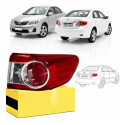 Lanterna Traseira Canto Toyota Corolla 2012 13 2014 S/led Ld Direito/passageiro Vermelho Cristal