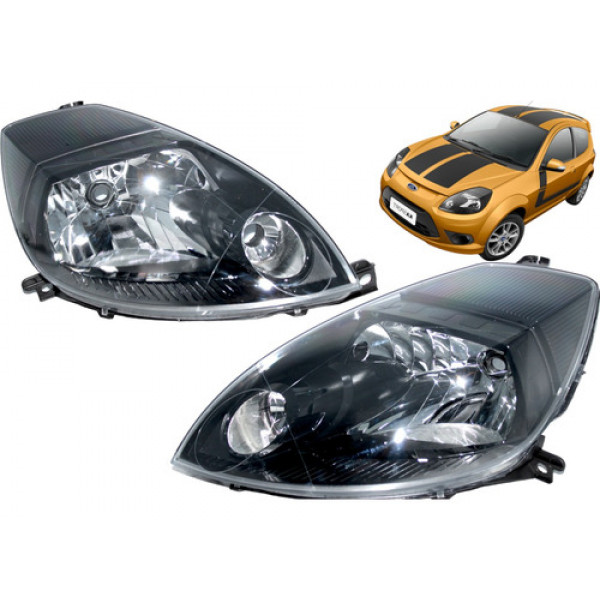 Farol Ford Ka 2008 2009 2010 2011 2012 2013 Novo Masc. Negra