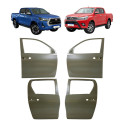 Jogo Porta Hilux 2016 2017 2018 2019 2020 2021 2022 A 2025 Dianteira Ambos Os Lados Cinza