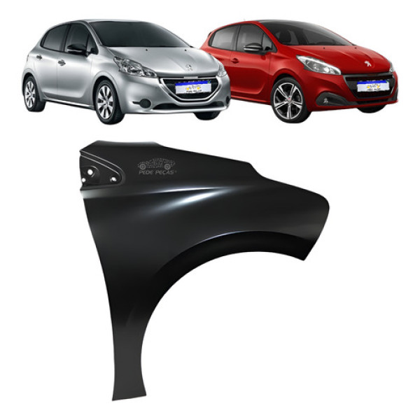 Paralama Peugeot 208 2013 2014 2015 2016 2017 A 2020 Direito