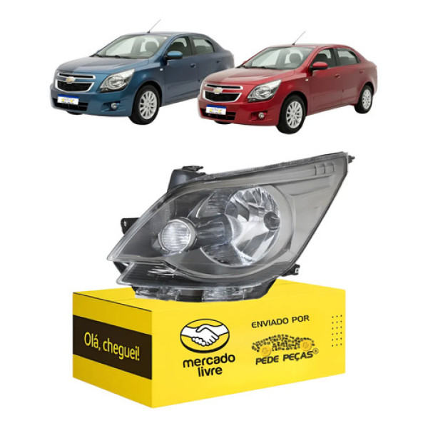 Farol Chevrolet Cobalt 2011 12 13 14 2015 Cromomix L.e Esquerdo/motorista
