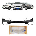 Parachoque Dianteiro Kia Sorento 2010 2011 2012 2013 Preto Liso Para Pintura