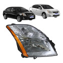 Farol Nissan Sentra Cromado Com Ambar 2010 2011 2012 2013 Ld Direito/passageiro