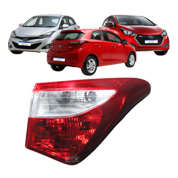 Lanterna Traseira Lateral Hyundai Hb20 Hatch 2012 A 2018